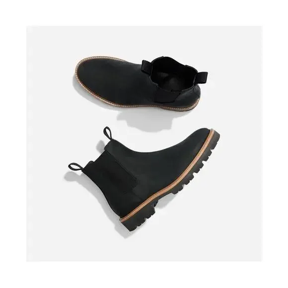 Nisolo Men’s Go-To Chelsea Boot 2.0 Leather Ankle Boot (Black, Size 10, NWT) - Picture 7 of 8